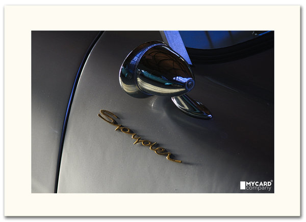 ArtCard - Porsche Spyder rear